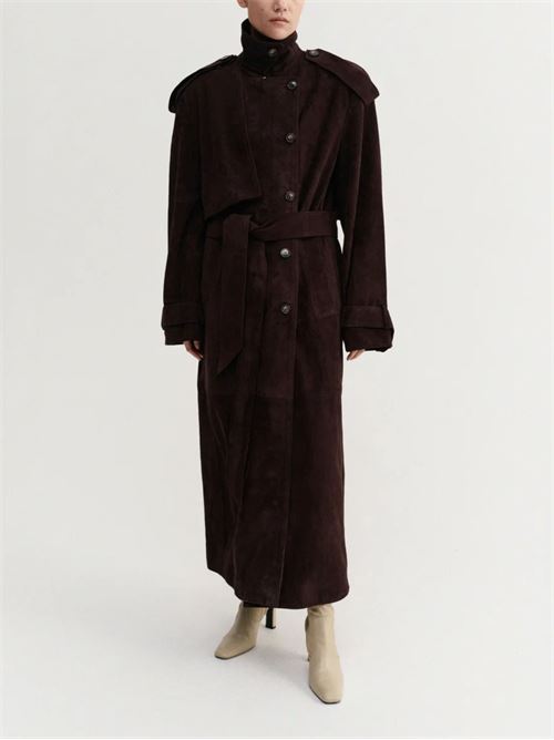 Trench coat Sienna in suede ALMADA LABEL | 4519CH